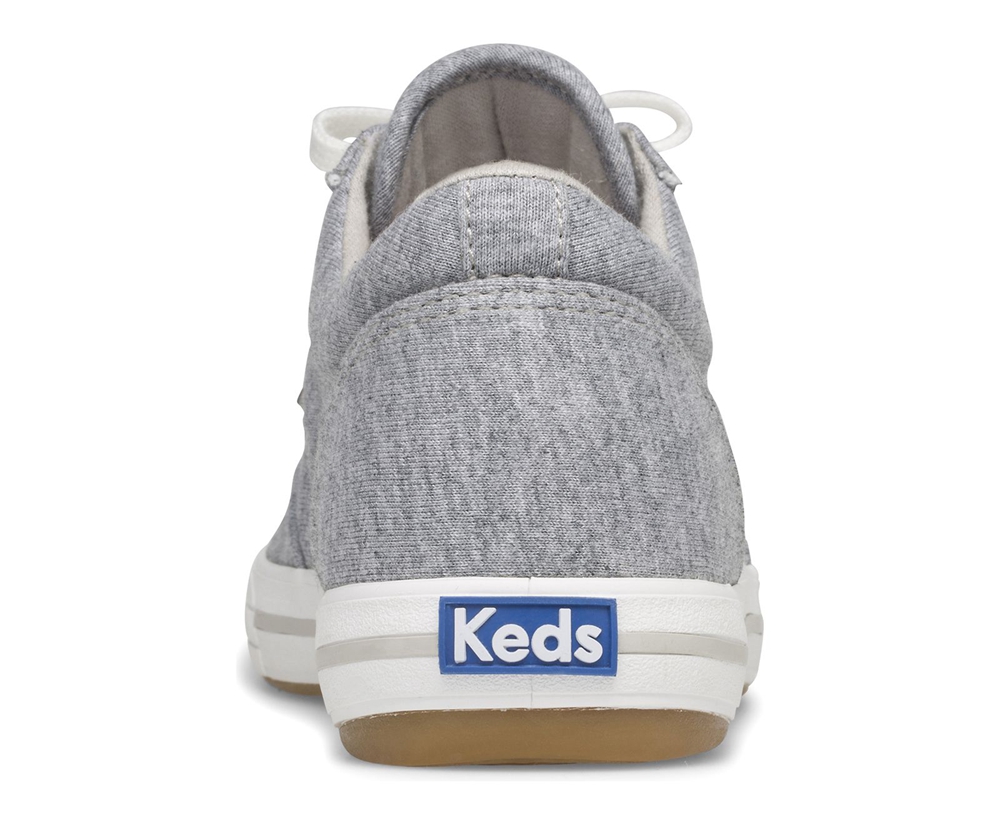 Keds Sneakers Grey - Courty Jersey - Womens SDLONM-905